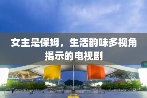 女主是保姆，生活韵味多视角揭示的电视剧