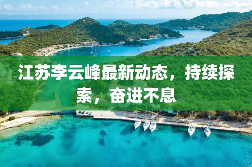 江苏李云峰最新动态，持续探索，奋进不息