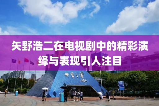 矢野浩二在电视剧中的精彩演绎与表现引人注目