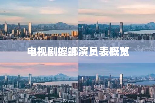 电视剧螳螂演员表概览