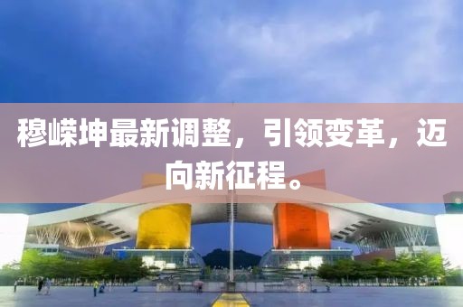 穆嵘坤最新调整，引领变革，迈向新征程。