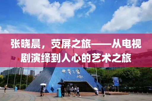 张晓晨，荧屏之旅——从电视剧演绎到人心的艺术之旅
