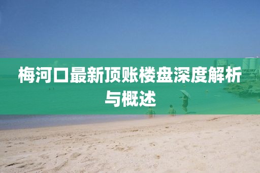 梅河口最新顶账楼盘深度解析与概述