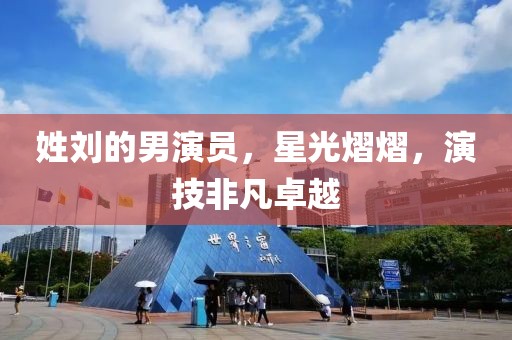 姓刘的男演员，星光熠熠，演技非凡卓越