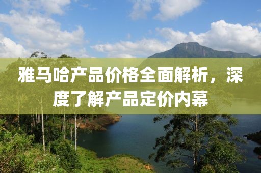 雅马哈产品价格全面解析，深度了解产品定价内幕