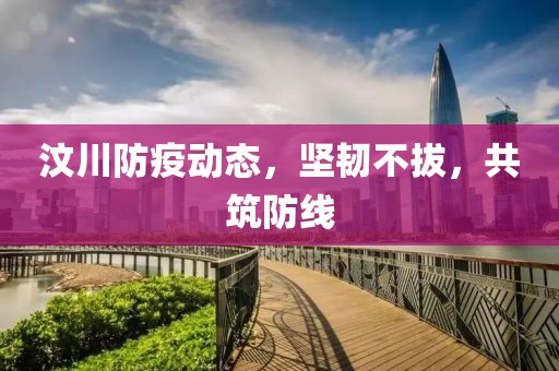 汶川防疫动态，坚韧不拔，共筑防线