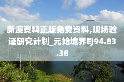 新澳资料正版免费资料,现场验证研究计划_元始境界EJ94.83.38