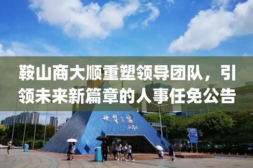 鞍山商大顺重塑领导团队，引领未来新篇章的人事任免公告