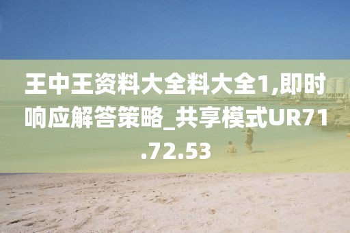 王中王资料大全料大全1,即时响应解答策略_共享模式UR71.72.53