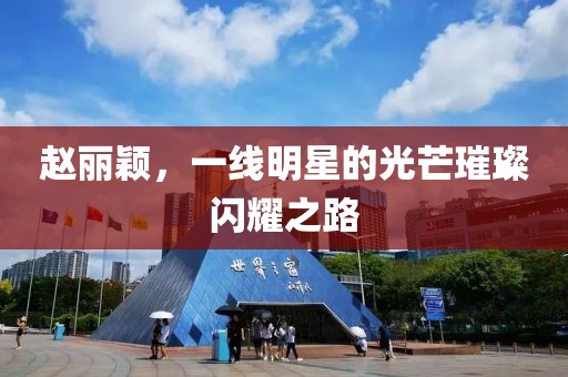 赵丽颖，一线明星的光芒璀璨闪耀之路