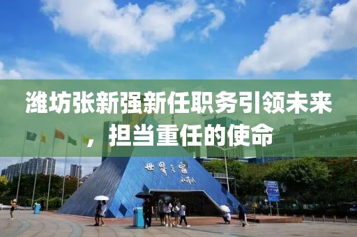 潍坊张新强新任职务引领未来，担当重任的使命