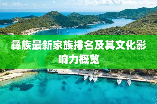彝族最新家族排名及其文化影响力概览