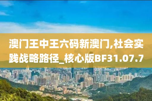 澳门王中王六码新澳门,社会实践战略路径_核心版BF31.07.70