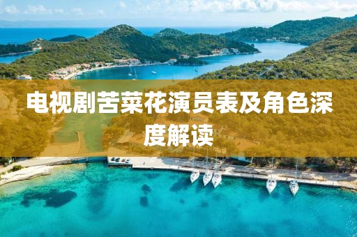 电视剧苦菜花演员表及角色深度解读
