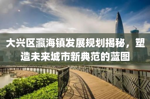 大兴区瀛海镇发展规划揭秘，塑造未来城市新典范的蓝图