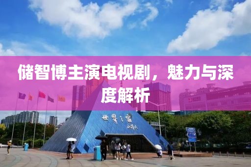 储智博主演电视剧，魅力与深度解析