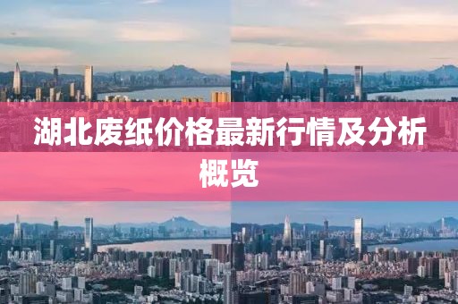 湖北废纸价格最新行情及分析概览