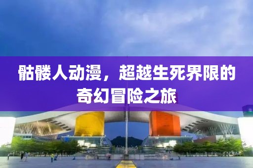 骷髅人动漫，超越生死界限的奇幻冒险之旅