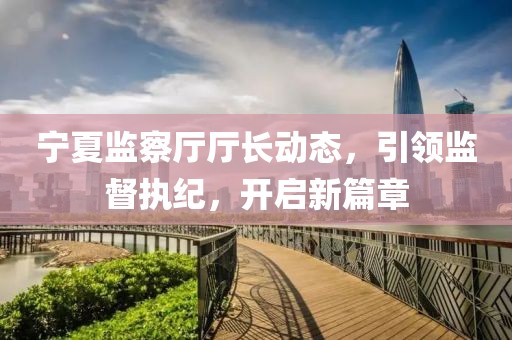 宁夏监察厅厅长动态，引领监督执纪，开启新篇章