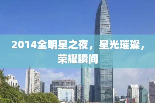 2014全明星之夜，星光璀璨，荣耀瞬间