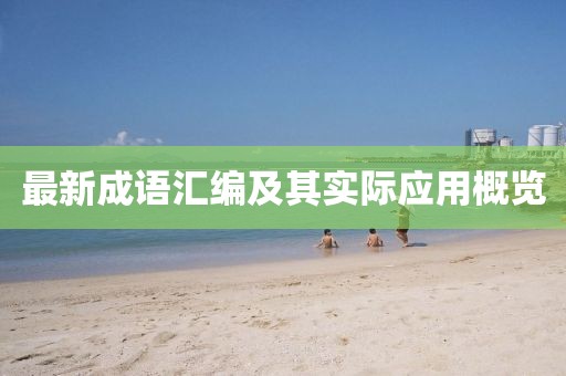 最新成语汇编及其实际应用概览