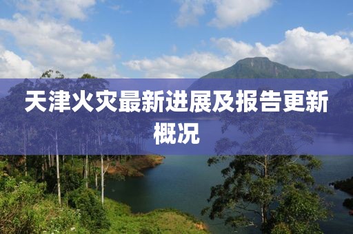 天津火灾最新进展及报告更新概况