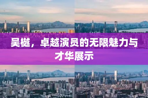吴樾，卓越演员的无限魅力与才华展示