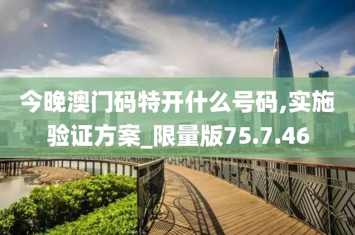 今晚澳门码特开什么号码,实施验证方案_限量版75.7.46