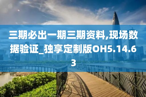 三期必出一期三期资料,现场数据验证_独享定制版OH5.14.63