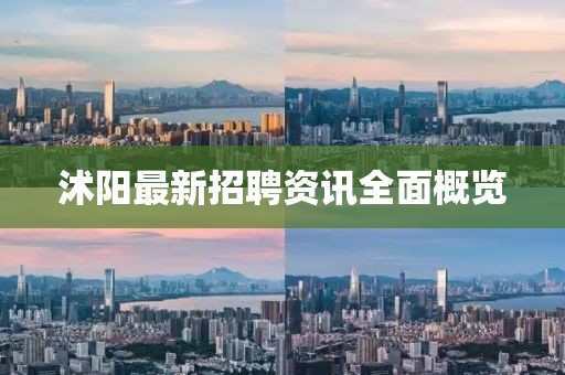 沭阳最新招聘资讯全面概览