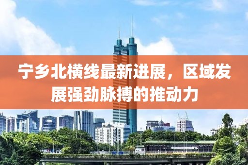 宁乡北横线最新进展，区域发展强劲脉搏的推动力