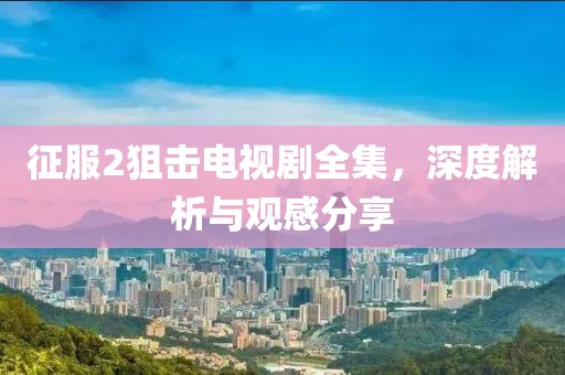 征服2狙击电视剧全集，深度解析与观感分享