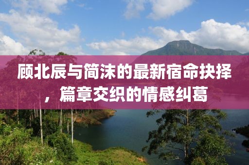 顾北辰与简沫的最新宿命抉择，篇章交织的情感纠葛