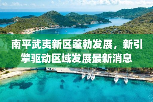南平武夷新区蓬勃发展，新引擎驱动区域发展最新消息