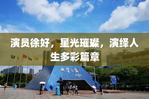 演员徐好，星光璀璨，演绎人生多彩篇章