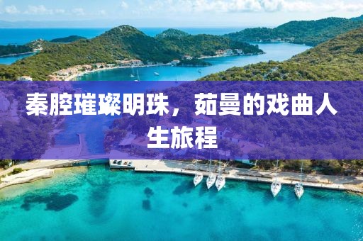 秦腔璀璨明珠，茹曼的戏曲人生旅程