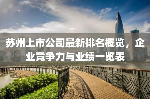 苏州上市公司最新排名概览，企业竞争力与业绩一览表
