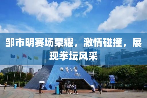 邹市明赛场荣耀，激情碰撞，展现拳坛风采