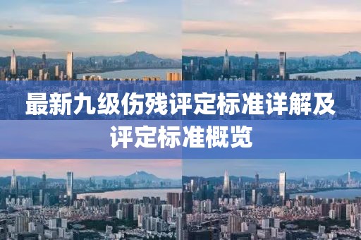 最新九级伤残评定标准详解及评定标准概览