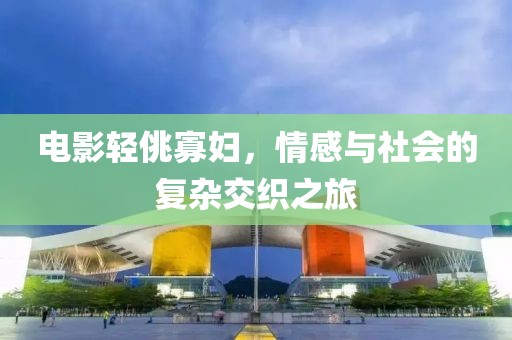电影轻佻寡妇，情感与社会的复杂交织之旅