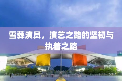 雪葬演员，演艺之路的坚韧与执着之路