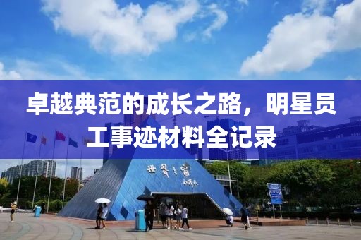 卓越典范的成长之路，明星员工事迹材料全记录