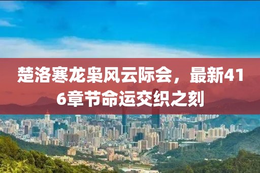 楚洛寒龙枭风云际会，最新416章节命运交织之刻