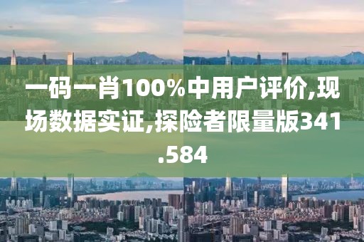 一码一肖100%中用户评价,现场数据实证,探险者限量版341.584