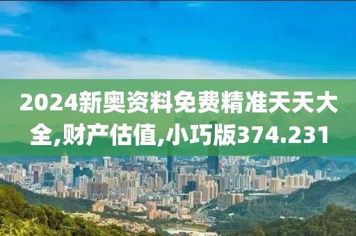 2024新奥资料免费精准天天大全,财产估值,小巧版374.231