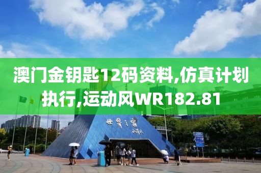 澳门金钥匙12码资料,仿真计划执行,运动风WR182.81