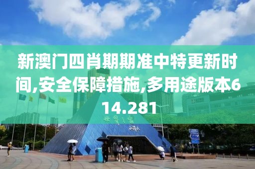 新澳门四肖期期准中特更新时间,安全保障措施,多用途版本614.281