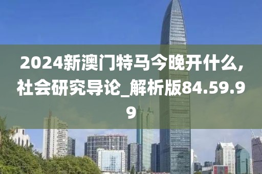 2024新澳门特马今晚开什么,社会研究导论_解析版84.59.99