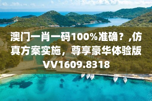 澳门一肖一码100%准确？,仿真方案实施，尊享豪华体验版VV1609.8318