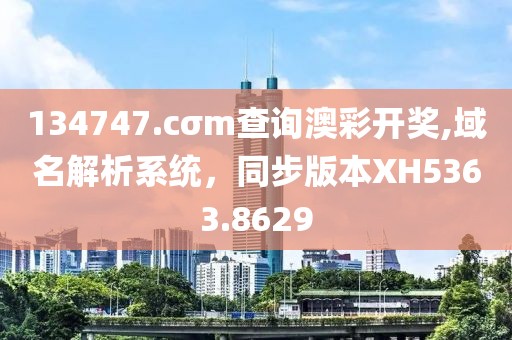 134747.cσm查询澳彩开奖,域名解析系统，同步版本XH5363.8629